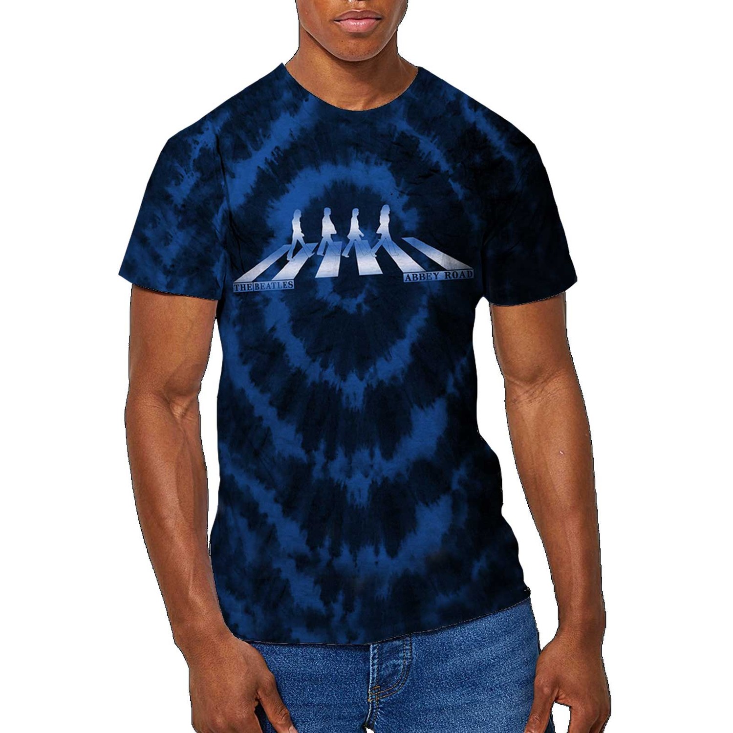 The Beatles Unisex T-Shirt: Abbey Road Crossing Gradient (Wash Collection) (Small)