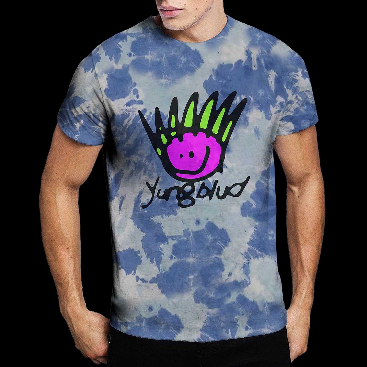 Yungblud Unisex T-Shirt: Face (Wash Collection) (Small)