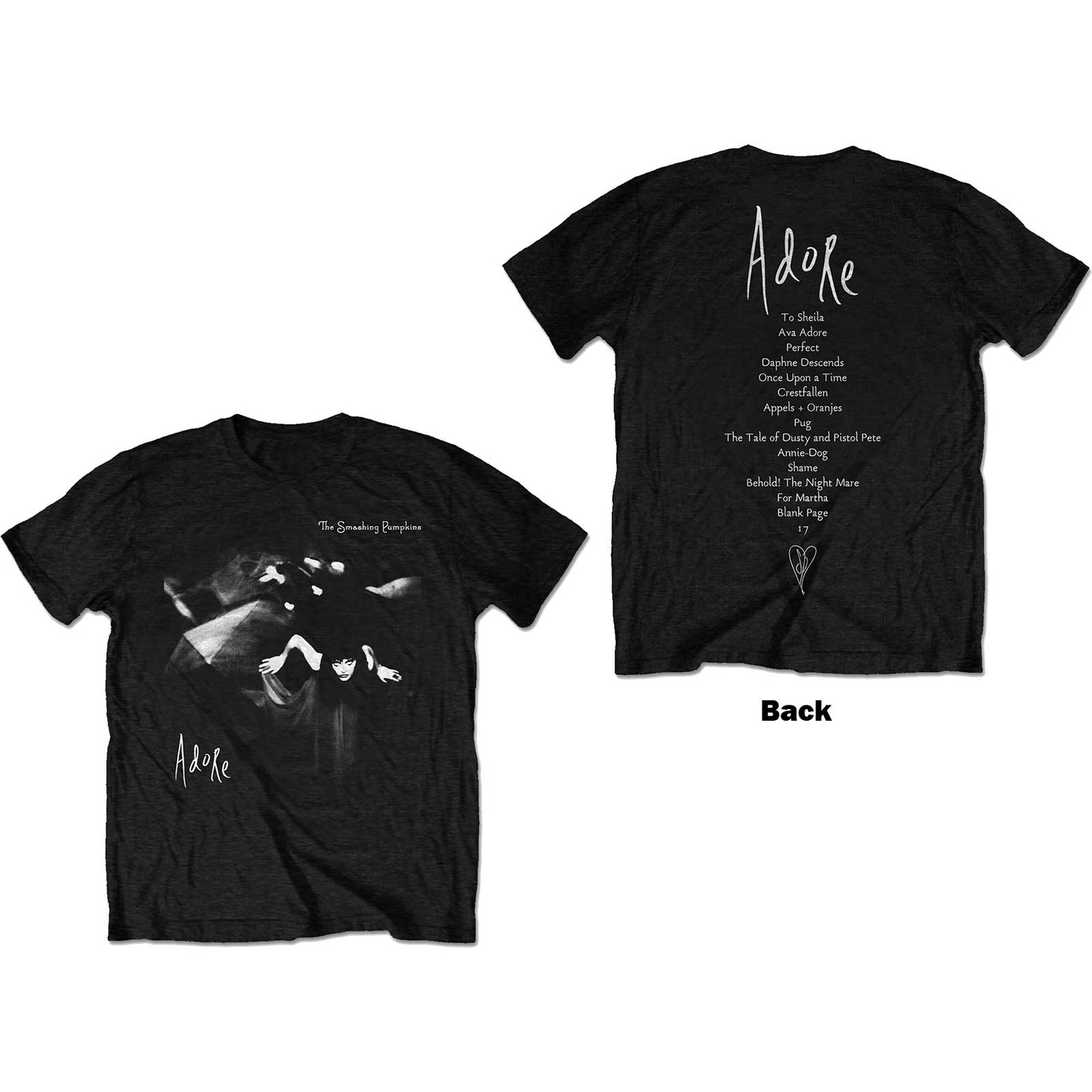 The Smashing Pumpkins Unisex T-Shirt: Adore (Back Print) (Small)