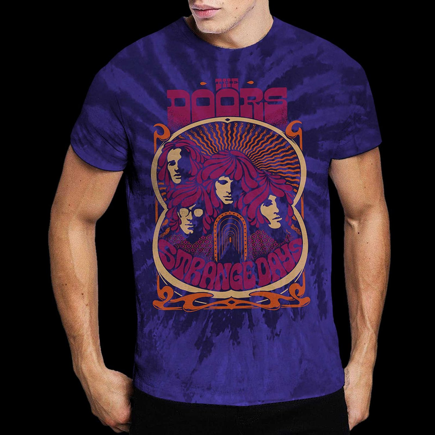 The Doors Unisex T-Shirt: Strange Days (Wash Collection) (X-Large)