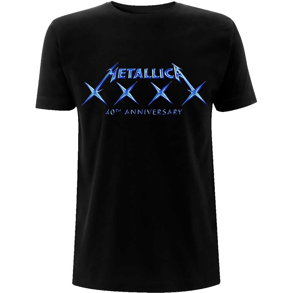 Metallica Unisex T-Shirt: 40 XXXX (X-Large)