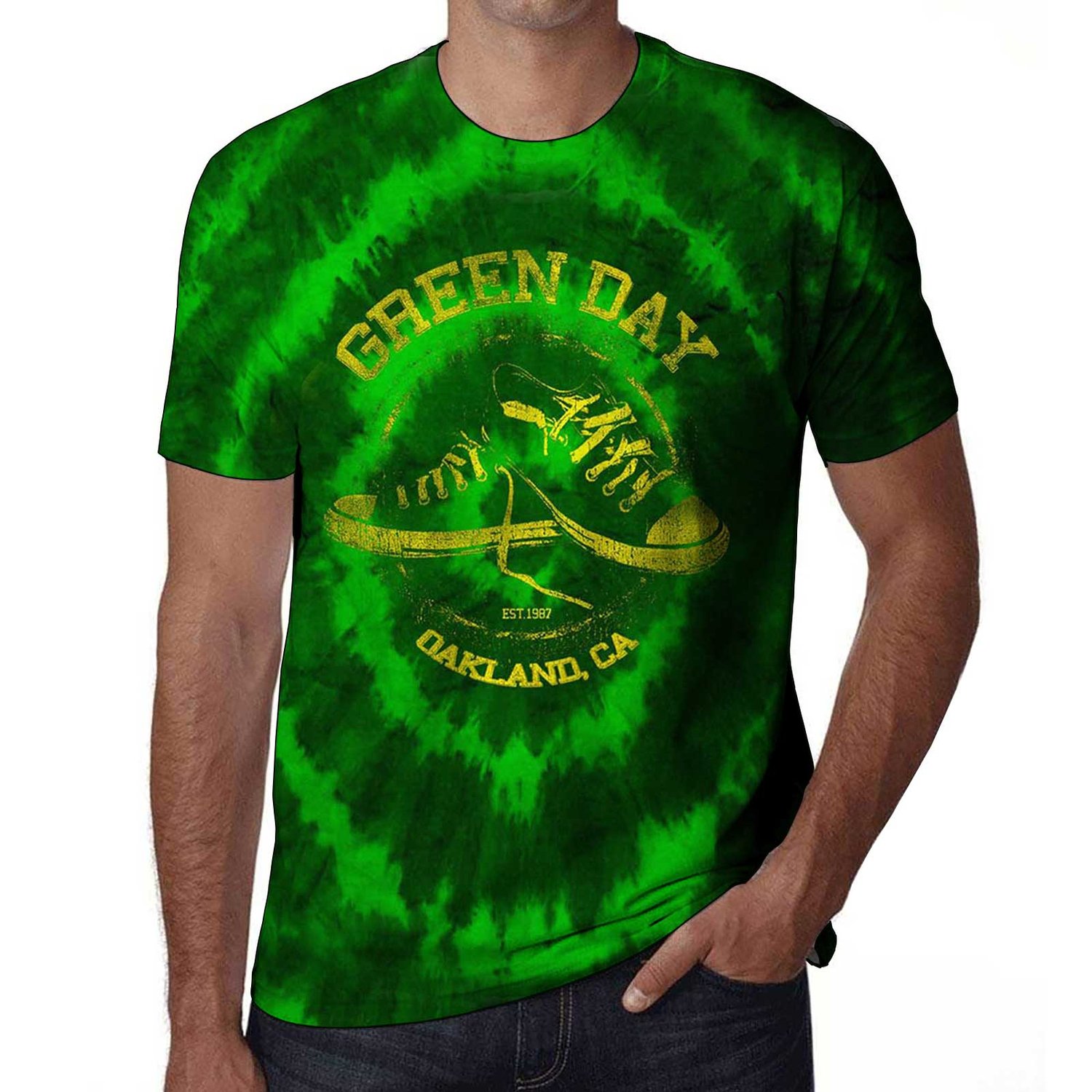 Green Day Unisex T-Shirt: All Stars (Wash Collection) (XX-Large)