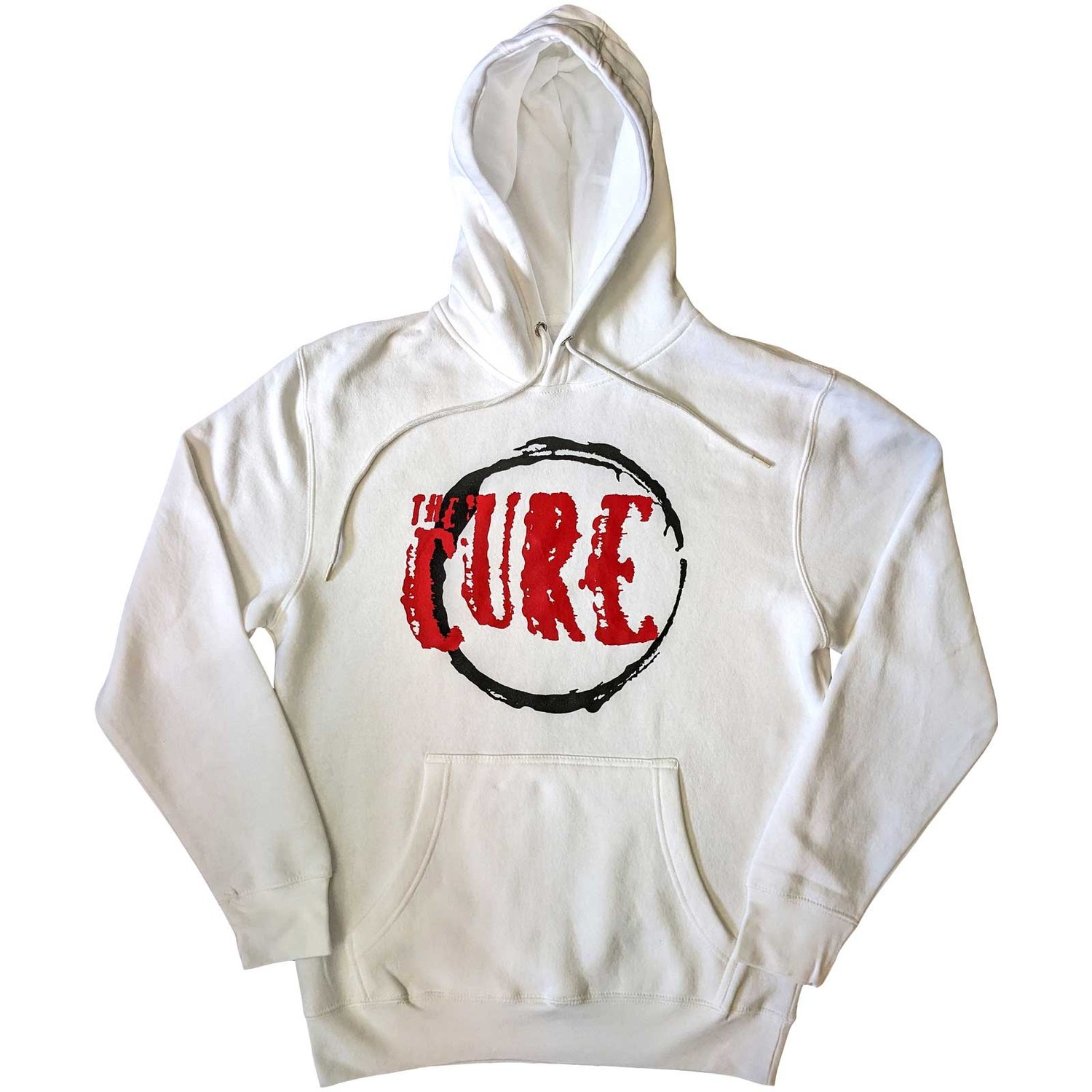 The Cure Unisex Pullover Hoodie: Circle Logo (Large)