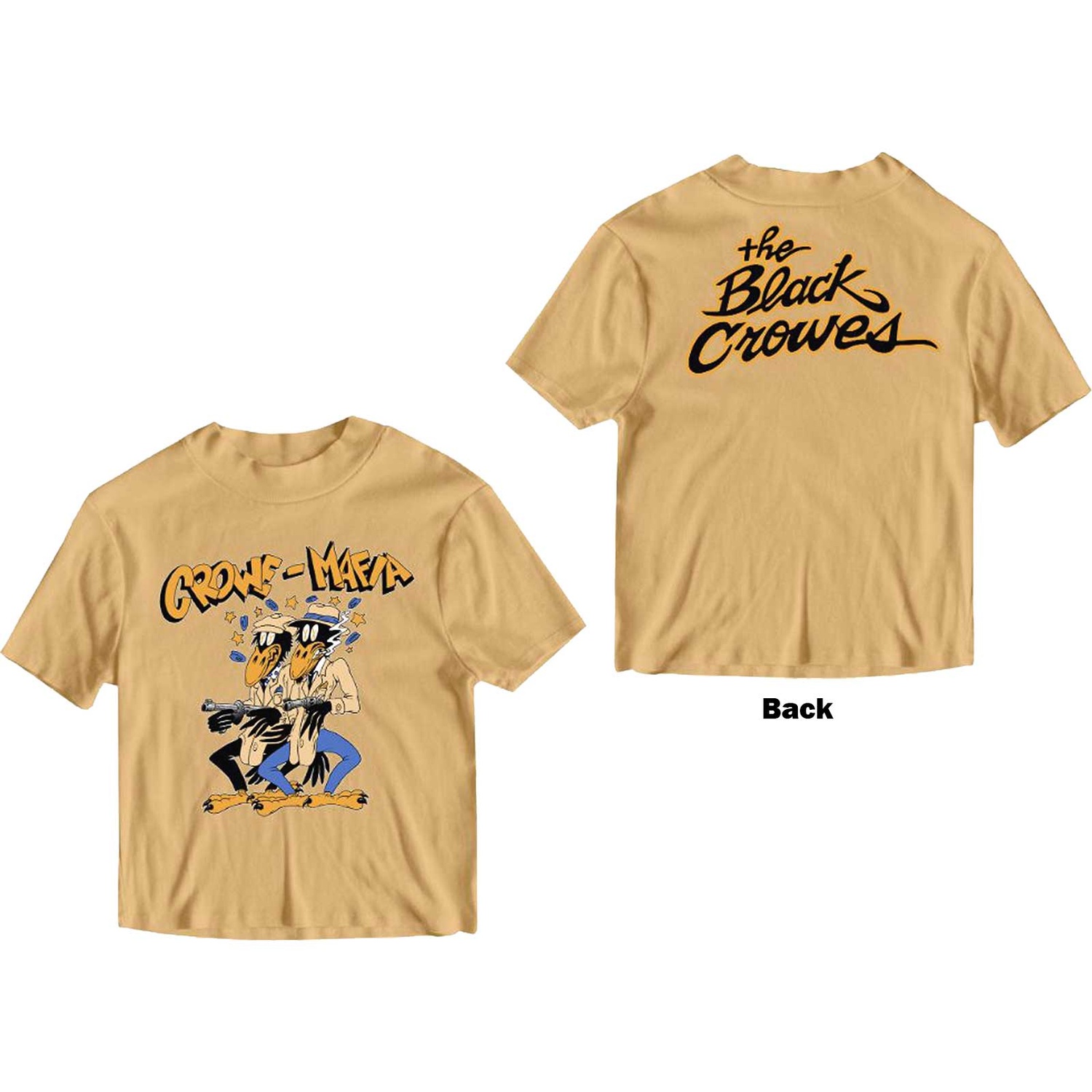 The Black Crowes Unisex T-Shirt: Crowe Mafia (Back Print) (X-Large)