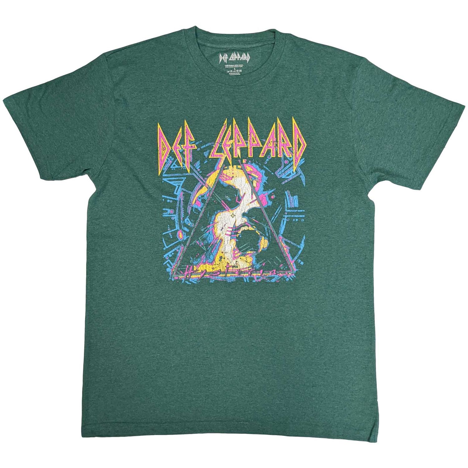 Def Leppard Unisex T-Shirt: Hysteria Album Art (Large)