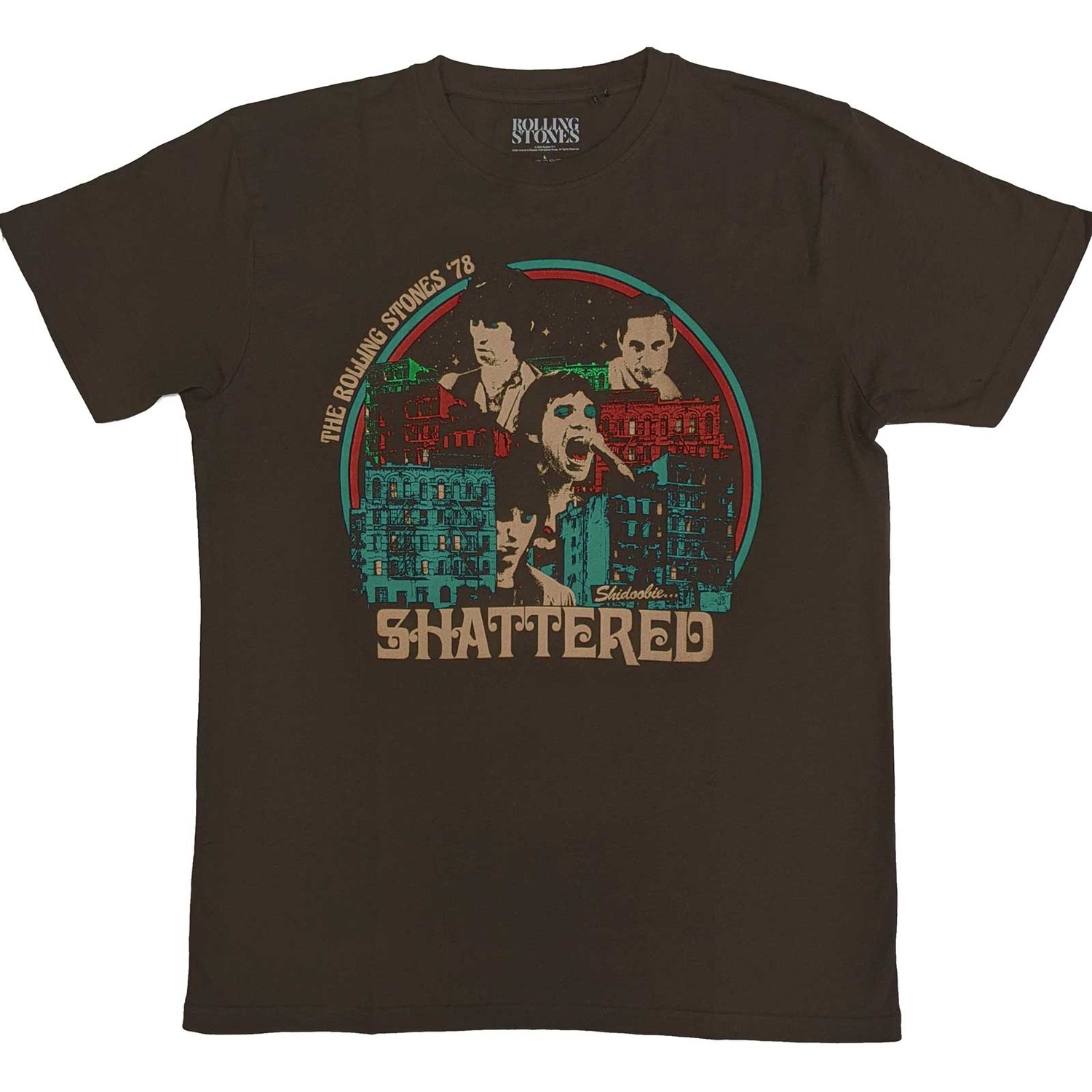 The Rolling Stones Unisex T-Shirt: Some Girls Shattered (Large)