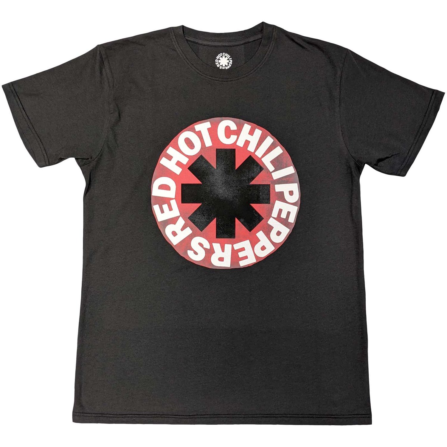 Red Hot Chili Peppers Unisex T-Shirt: Red Circle Asterisk (Eco-Friendly) (X-Large)