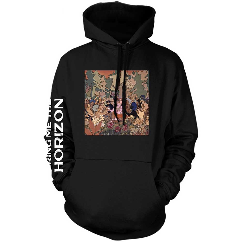 Bring Me The Horizon Unisex Pullover Hoodie: PHSH Cover (Sleeve Print) (Medium)
