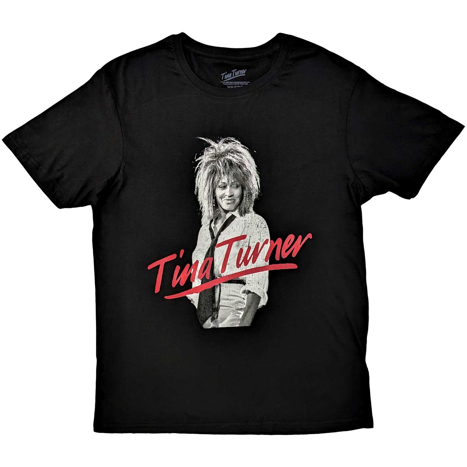 Tina Turner Unisex T-Shirt: Red Logo (Small)