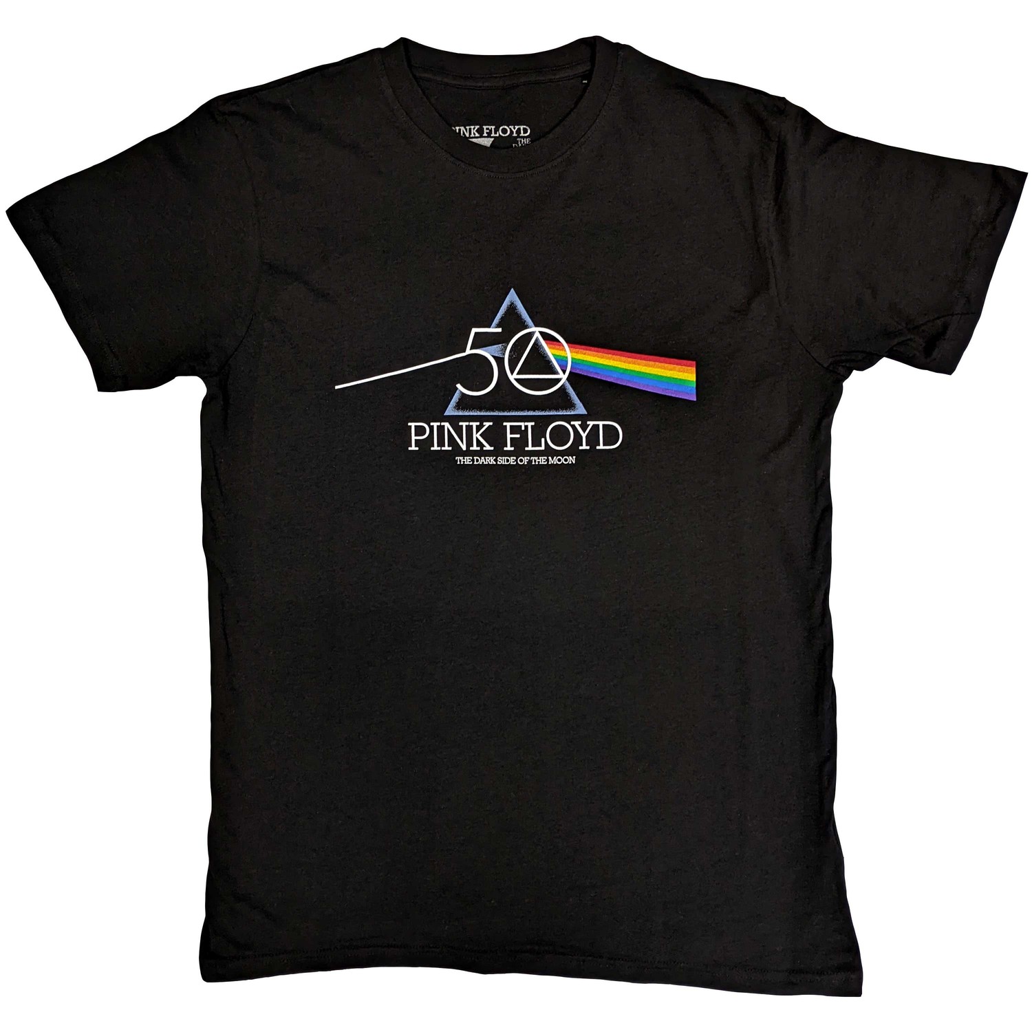 Pink Floyd Unisex T-Shirt: 50th Prism Logo (X-Large)