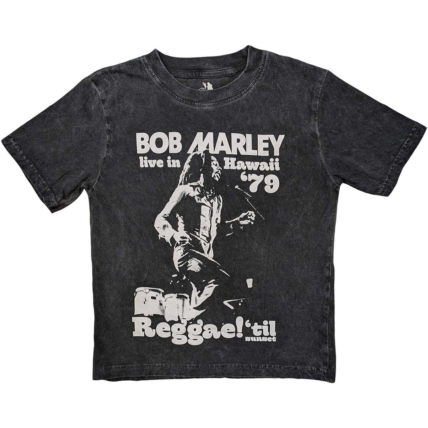 Bob Marley Kids T-Shirt: Hawaii Snow Wash (Wash Collection) (11-12 Years)