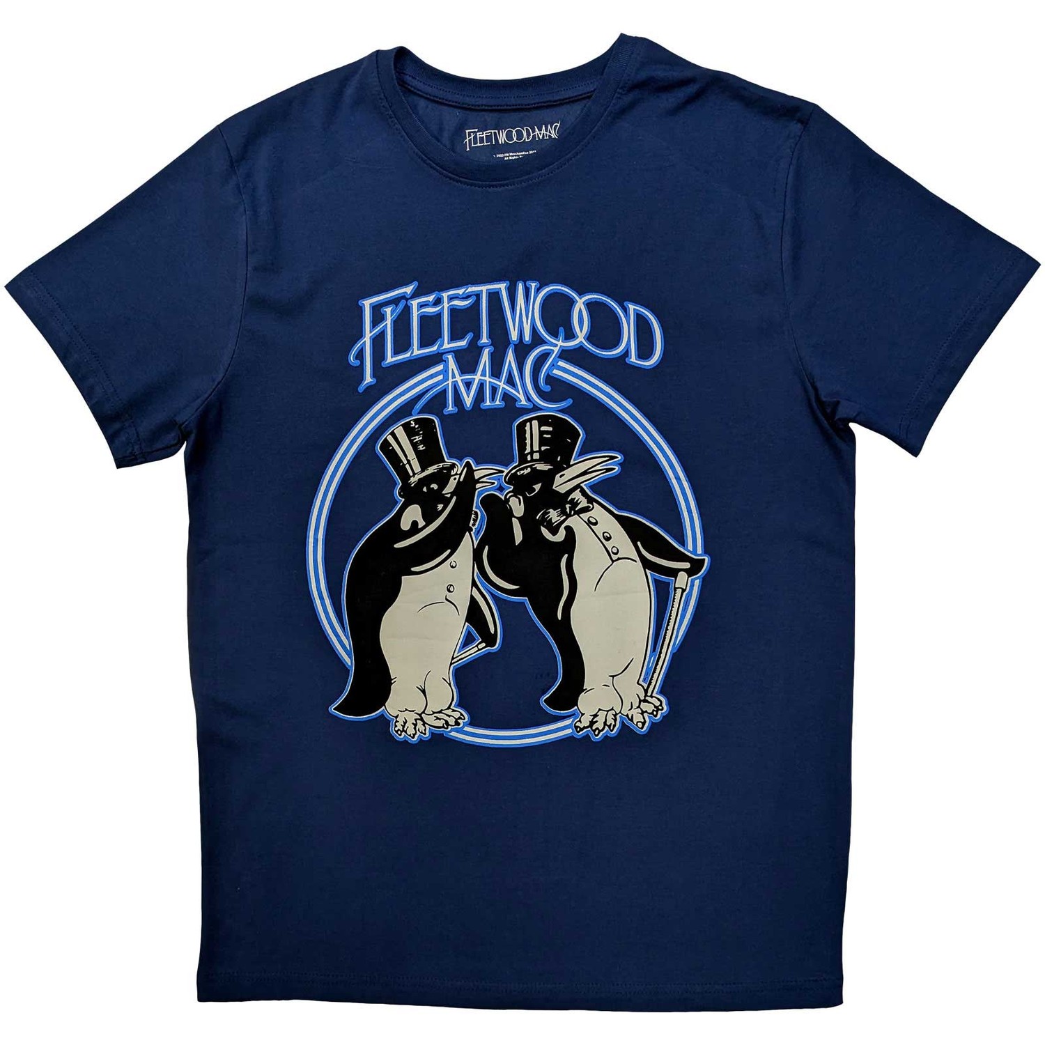 Fleetwood Mac Unisex T-Shirt: Penguins (Large)