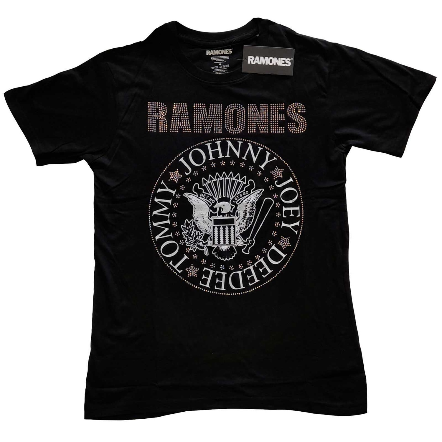 Ramones Kids Embellished T-Shirt: Presidential Seal (Diamante) (11-12 Years)