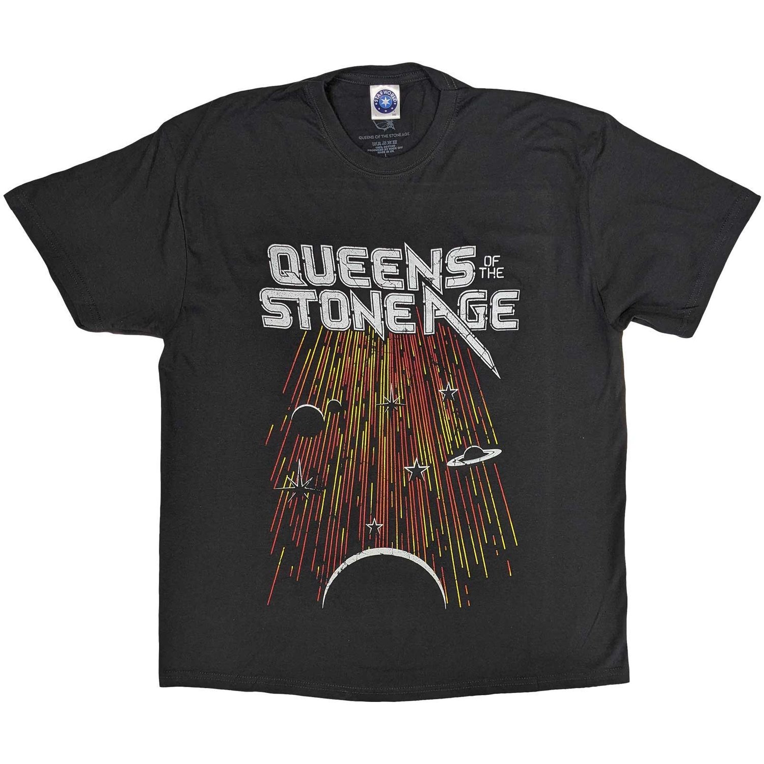 Queens Of The Stone Age Unisex T-Shirt: Meteor Shower (X-Large)