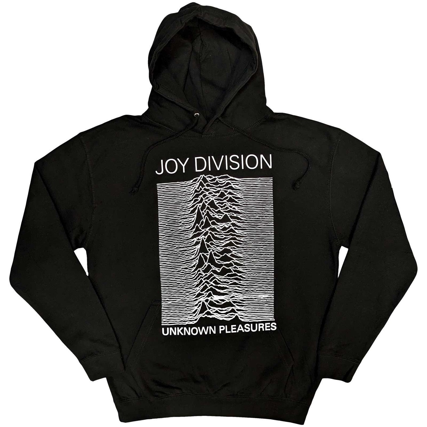 Joy Division Unisex Pullover Hoodie: Unknown Pleasures FP (Small)