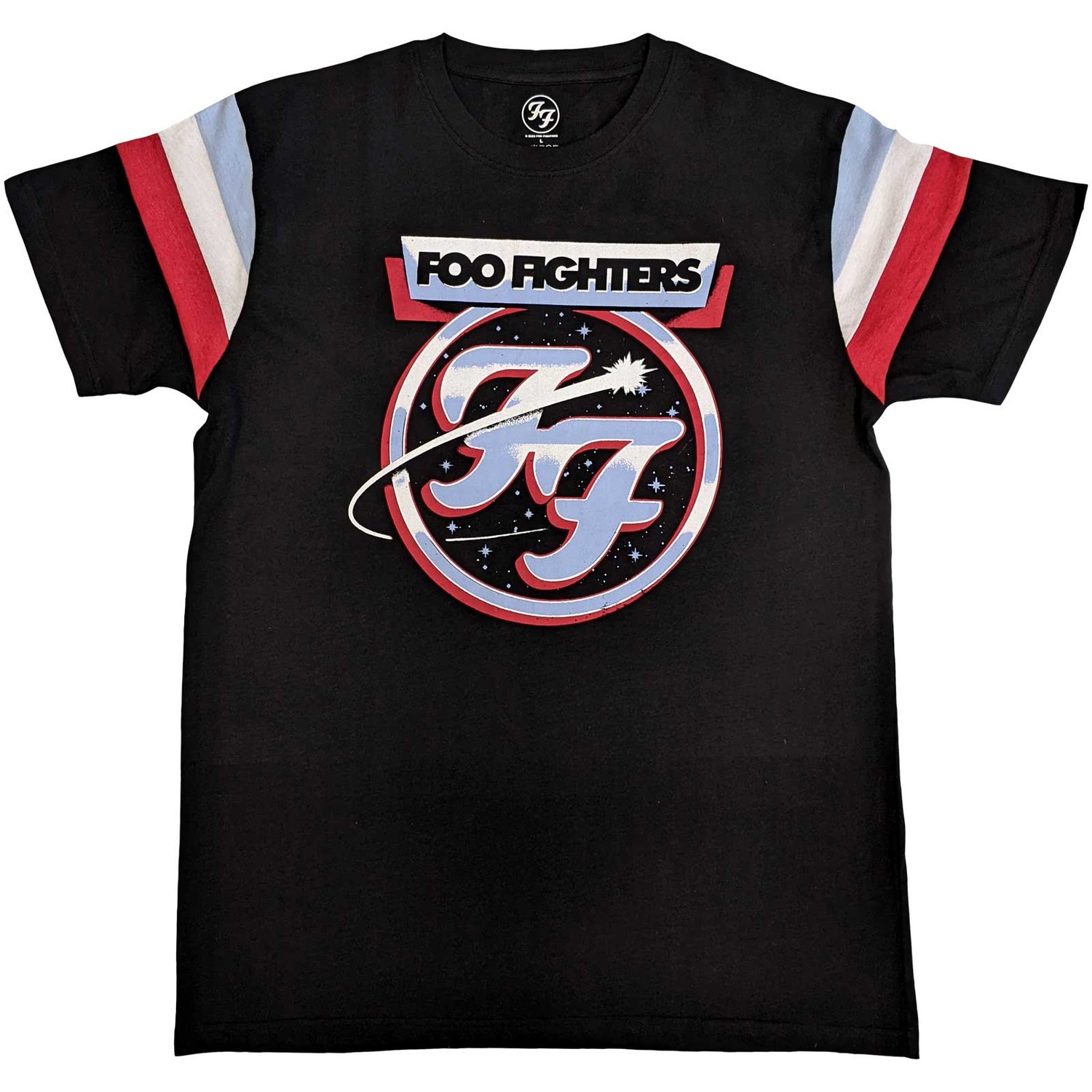 Foo Fighters Unisex Ringer T-Shirt: Comet Tricolour (Medium)