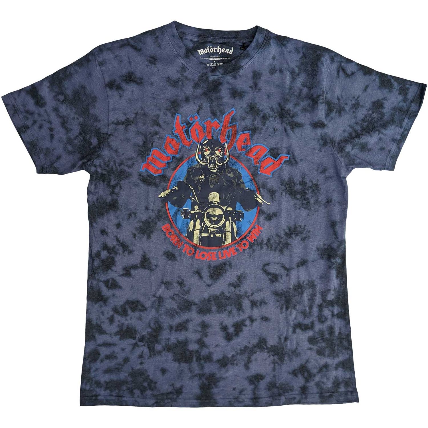 Motorhead Unisex T-Shirt: Born To Lose Biker (Wash Collection) (XX-Large)