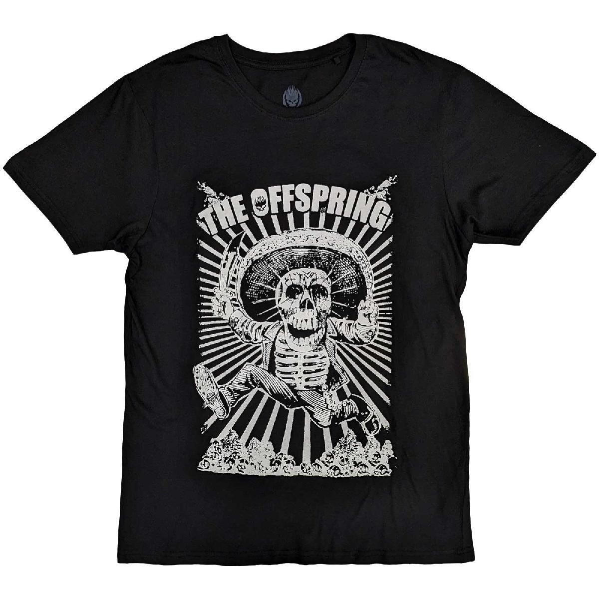 The Offspring Unisex T-Shirt: Jumping Skeleton (X-Large)