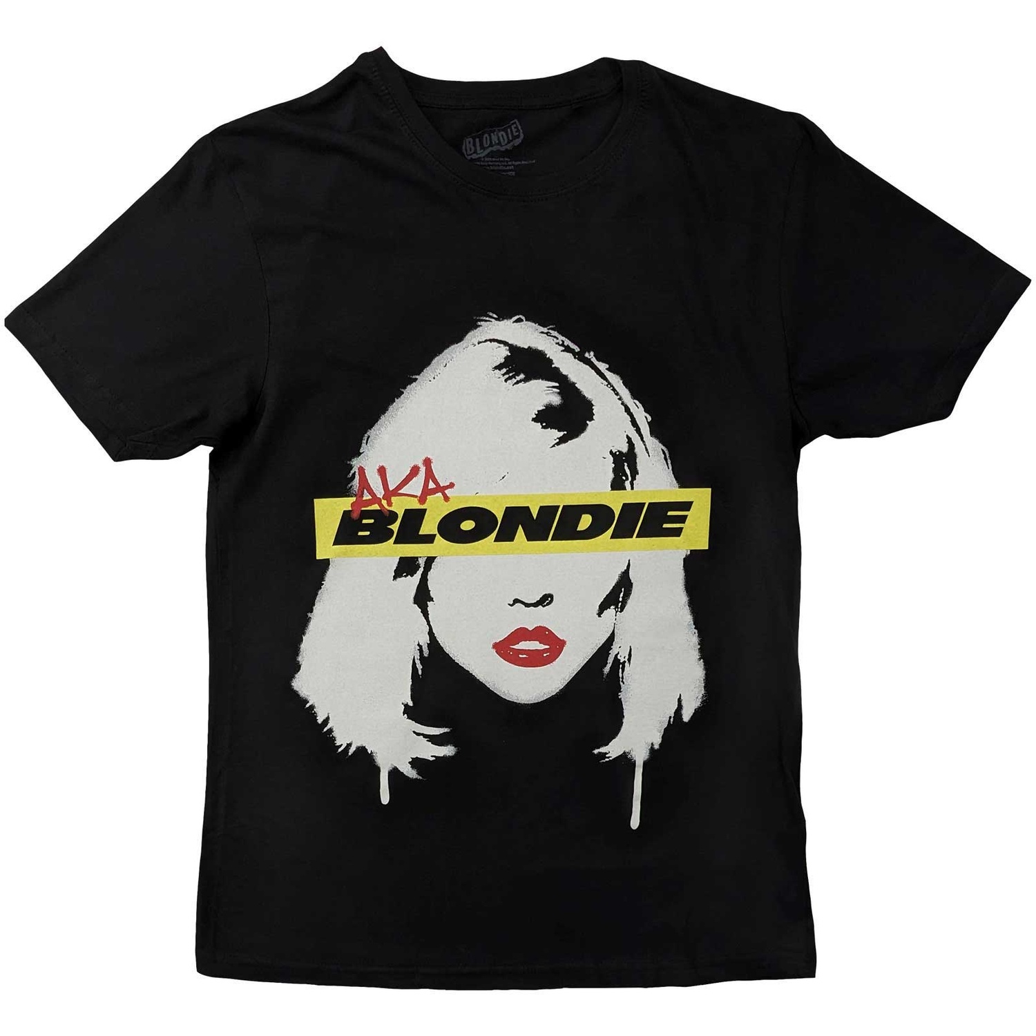 Blondie Unisex T-Shirt: AKA Eyestrip (Small)