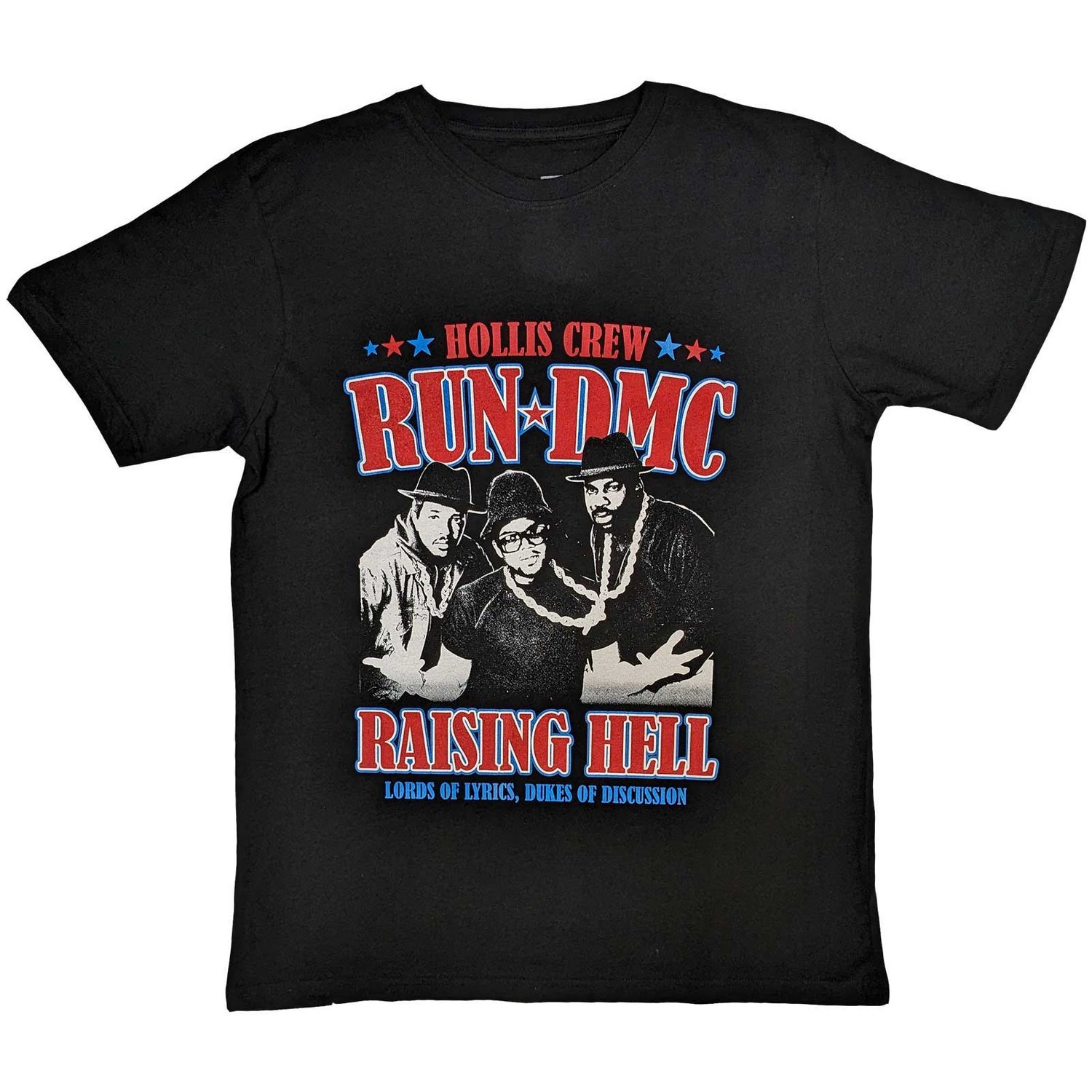 Run DMC Unisex T-Shirt: Raising Hell Americana (Medium)