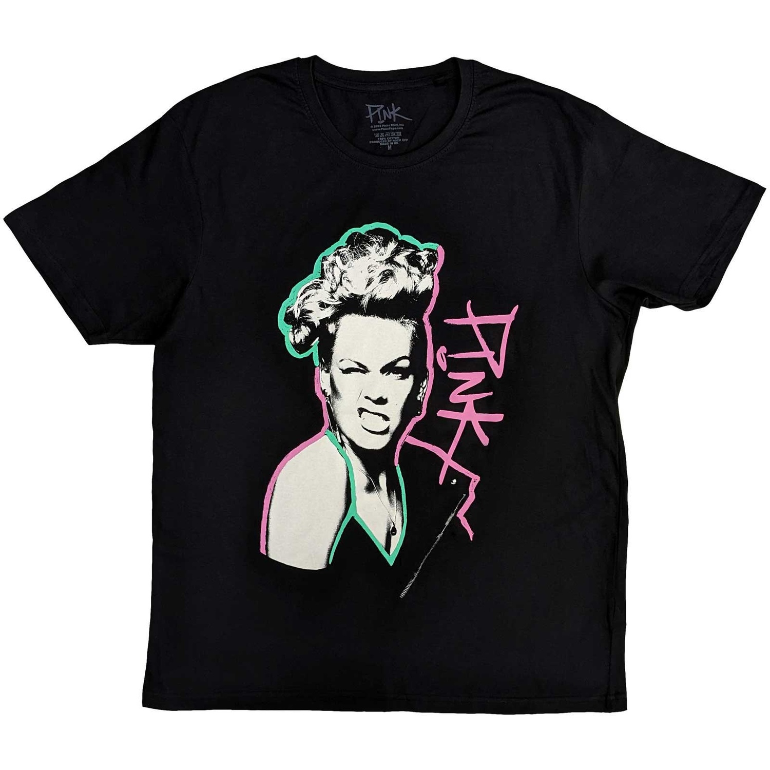 Pink Unisex T-Shirt: Paint Pen (X-Large)
