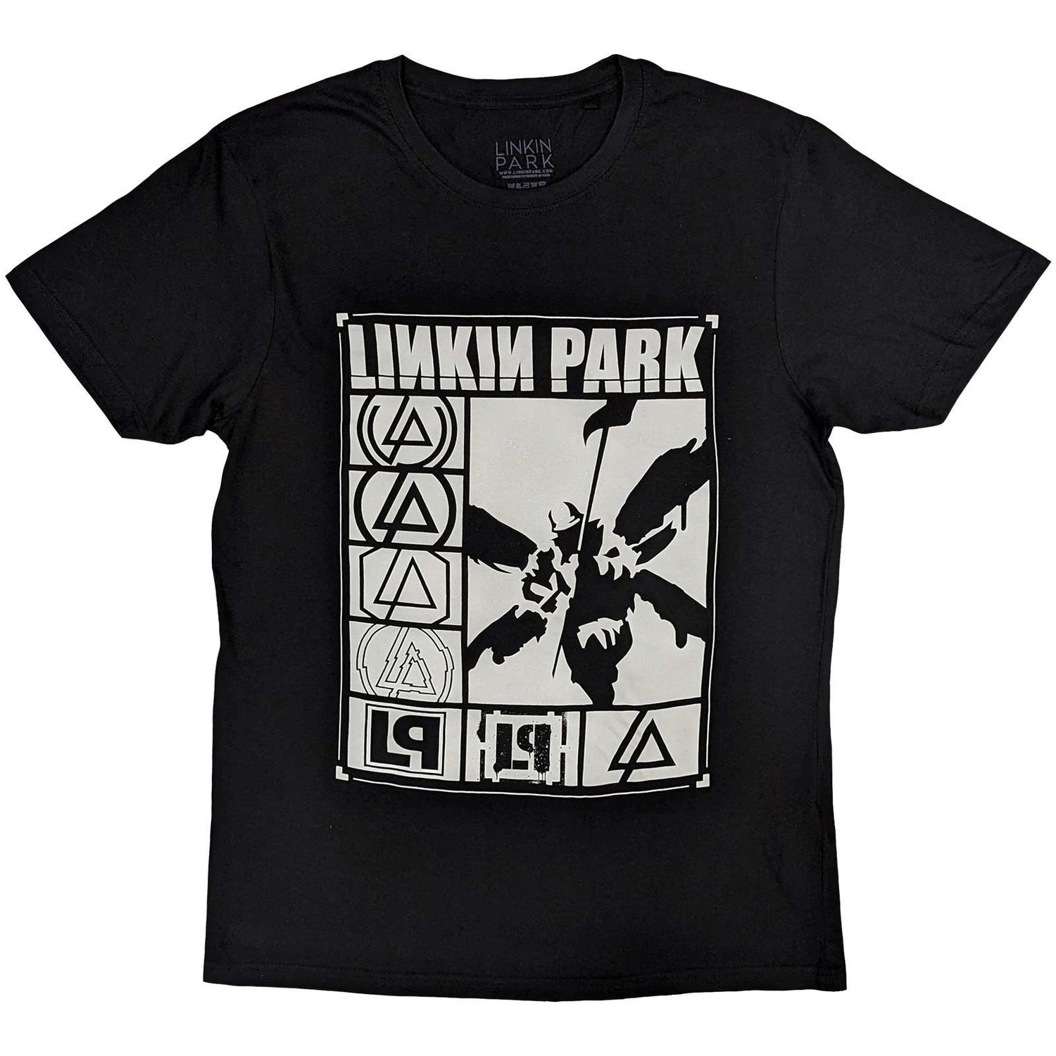 Linkin Park Unisex T-Shirt: Logos Rectangle (Medium)