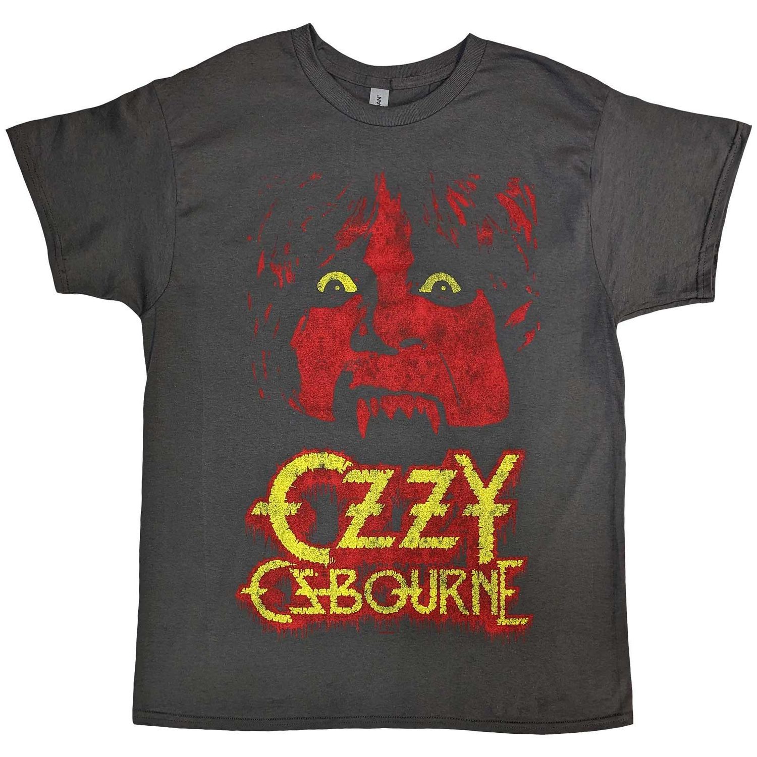 Ozzy Osbourne Unisex T-Shirt: Yellow Eyes Jumbo (Medium)