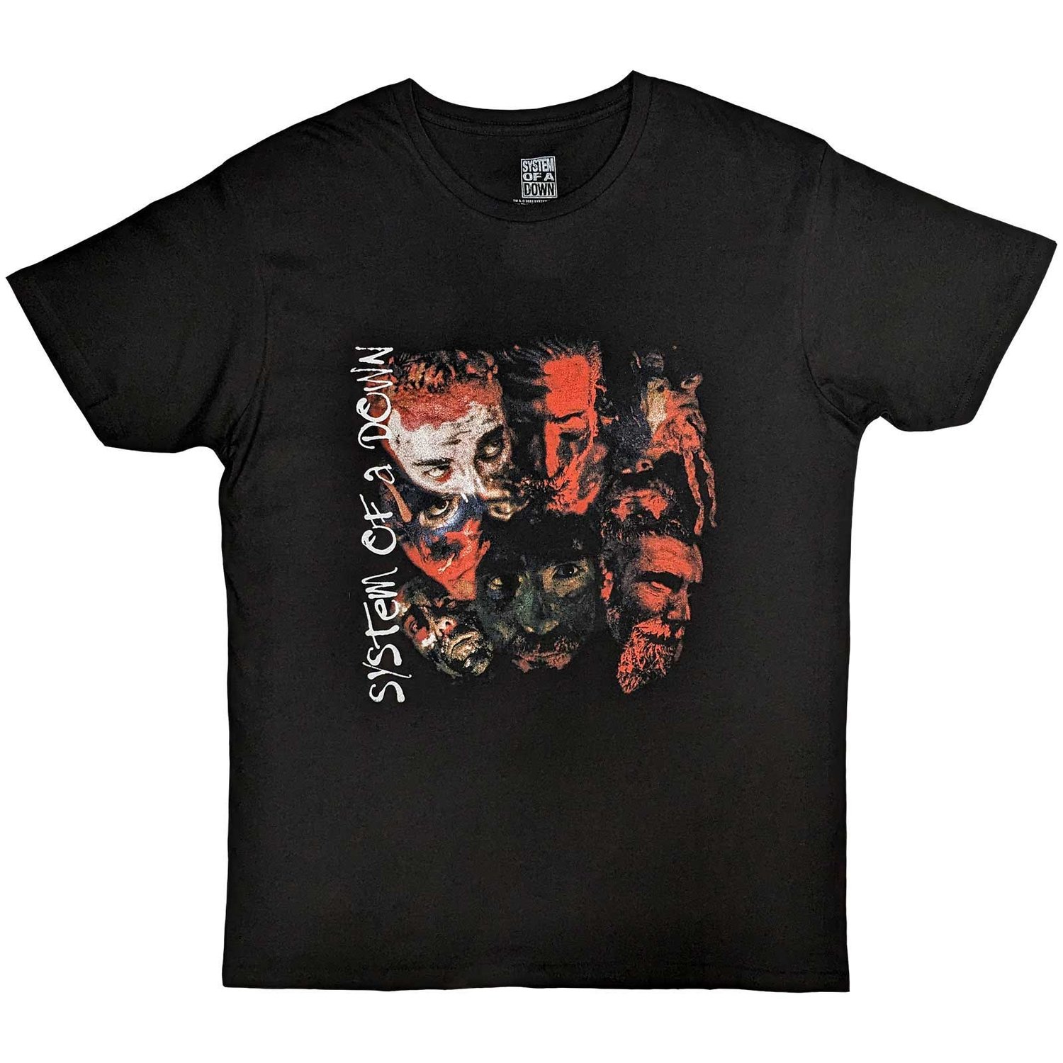 System Of A Down Unisex T-Shirt: Painted Faces (X-Large)