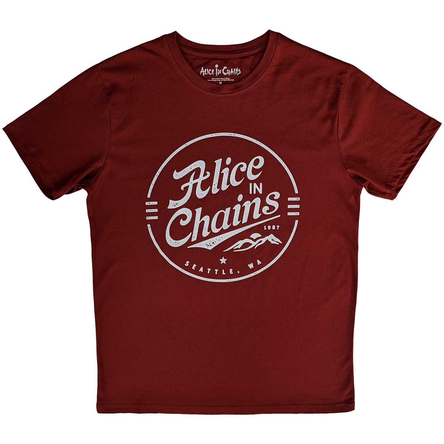Alice In Chains Unisex T-Shirt: Circle Emblem (Large)