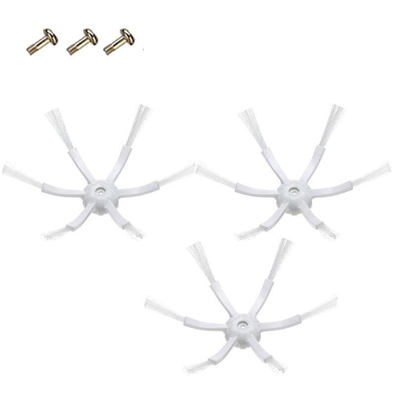 3 st Uppgraderade Sidoborstar Kompatibla med Xiaomi Roborock S5, S50, S51, S55 Xiaowa Borste