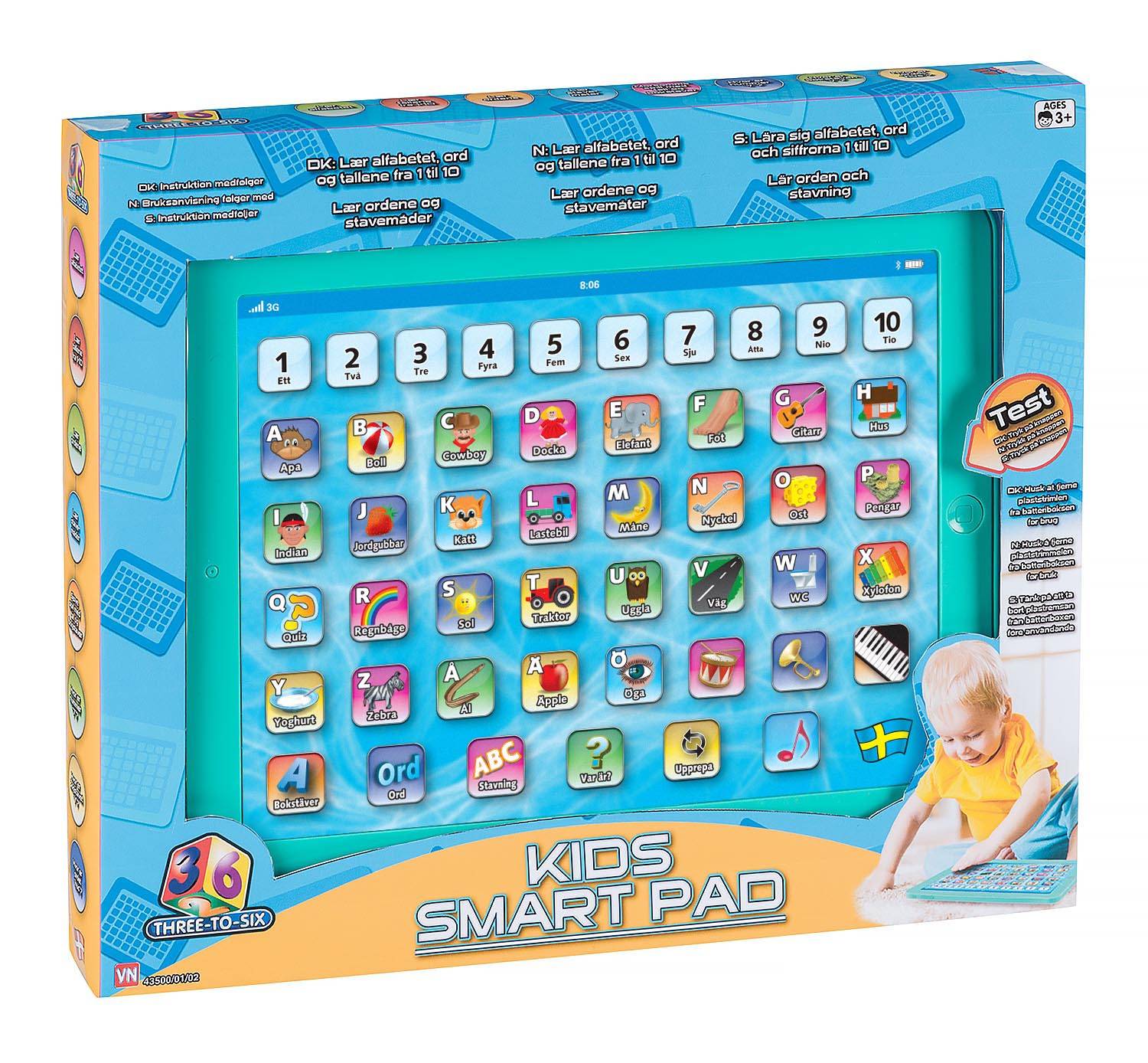 Kids Smart Pad, ruotsi