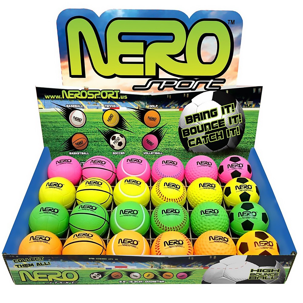 Sport Me Nero Bounce Ball High Bounce, 6,3 cm
