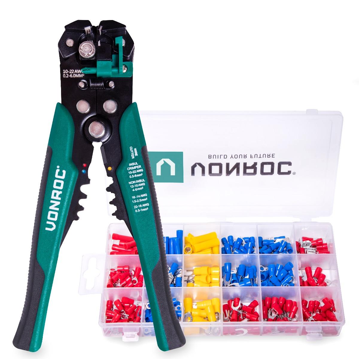VONROC Professionell automatisk kabelskaltång