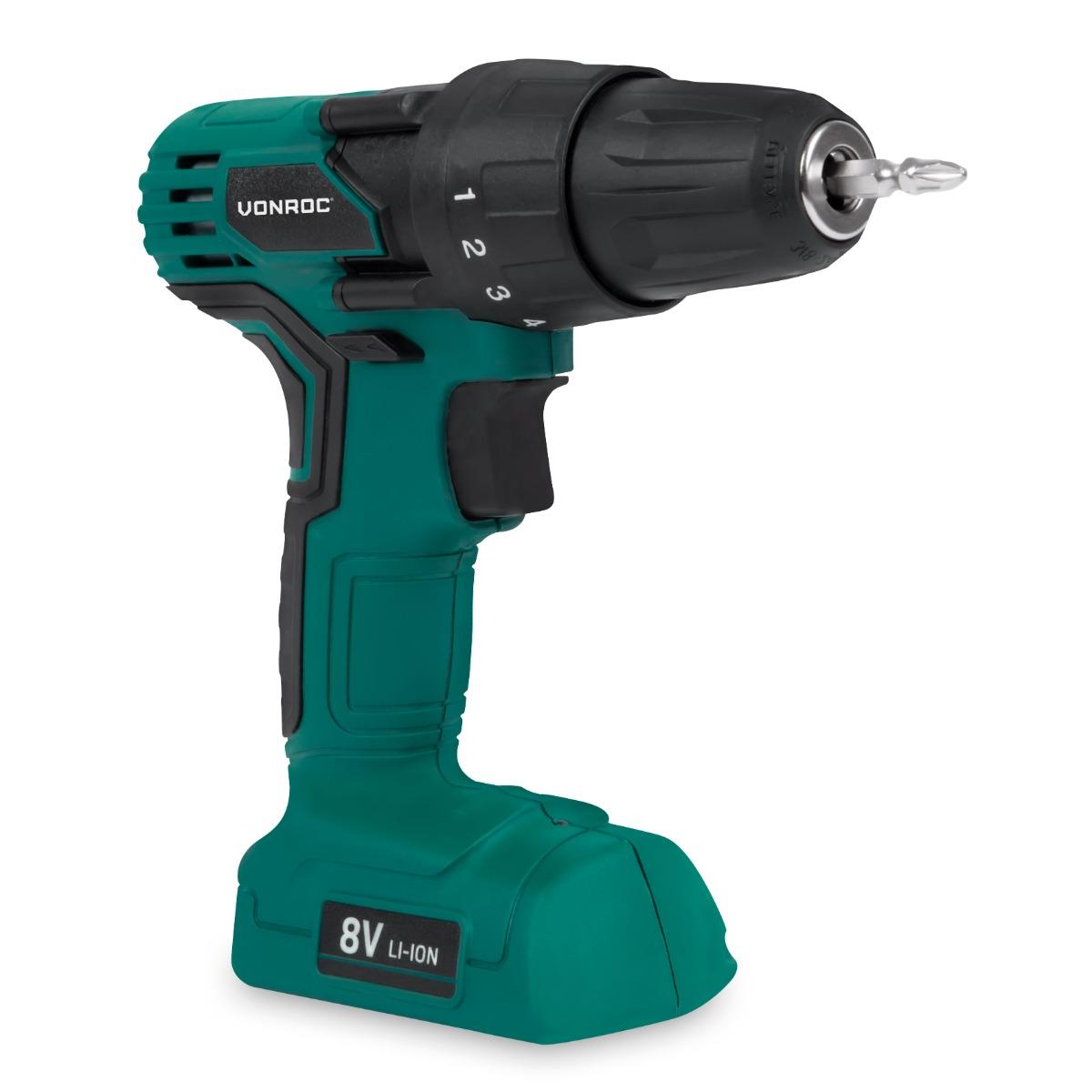 VONROC Batteridriven borrmaskin 8V