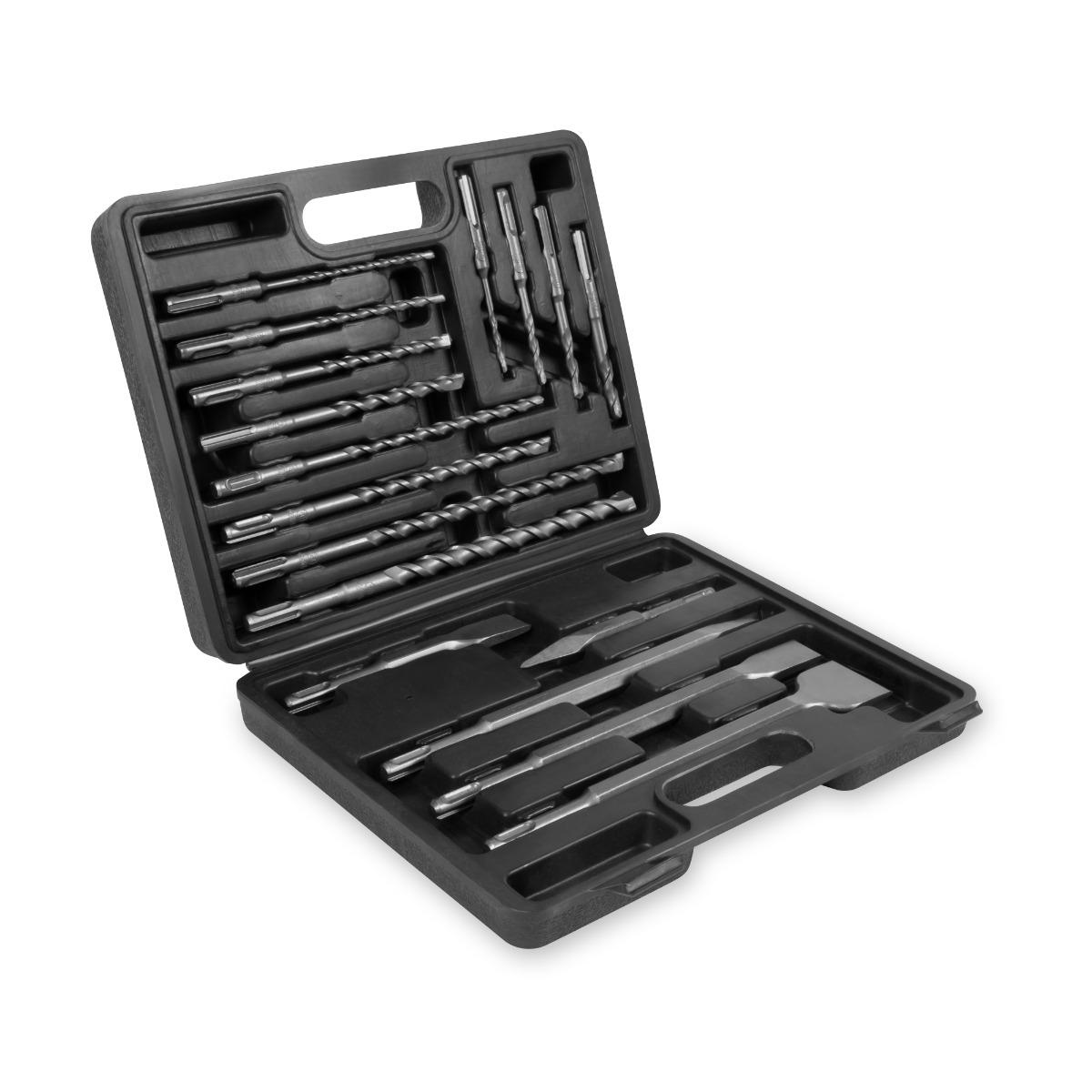 VONROC Borr och mejselsats SDS-plus – 17 delar – Universal