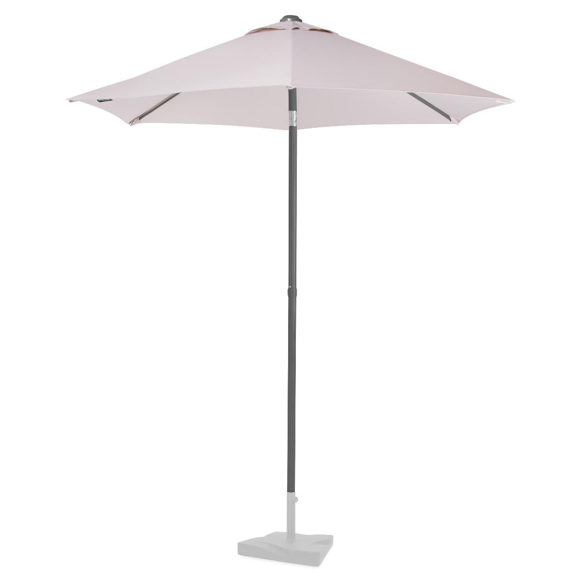 VONROC Parasoll Torbole Ø200cm – Kompakt och UV-Skyddande – Perfekt för Strand eller Uteplats – Inkl. Överdrag