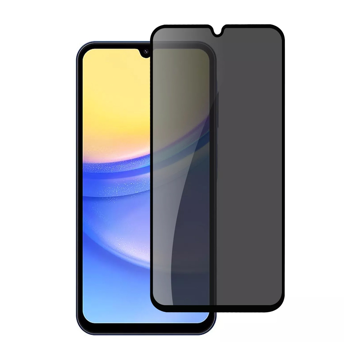 Skärmskydd Samsung Galaxy A25 Privacy - Härdat Glas (miljlö)
