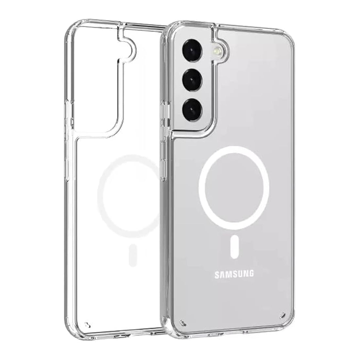 Galaxy S22 Mobilskal Stöttåligt med Glitter