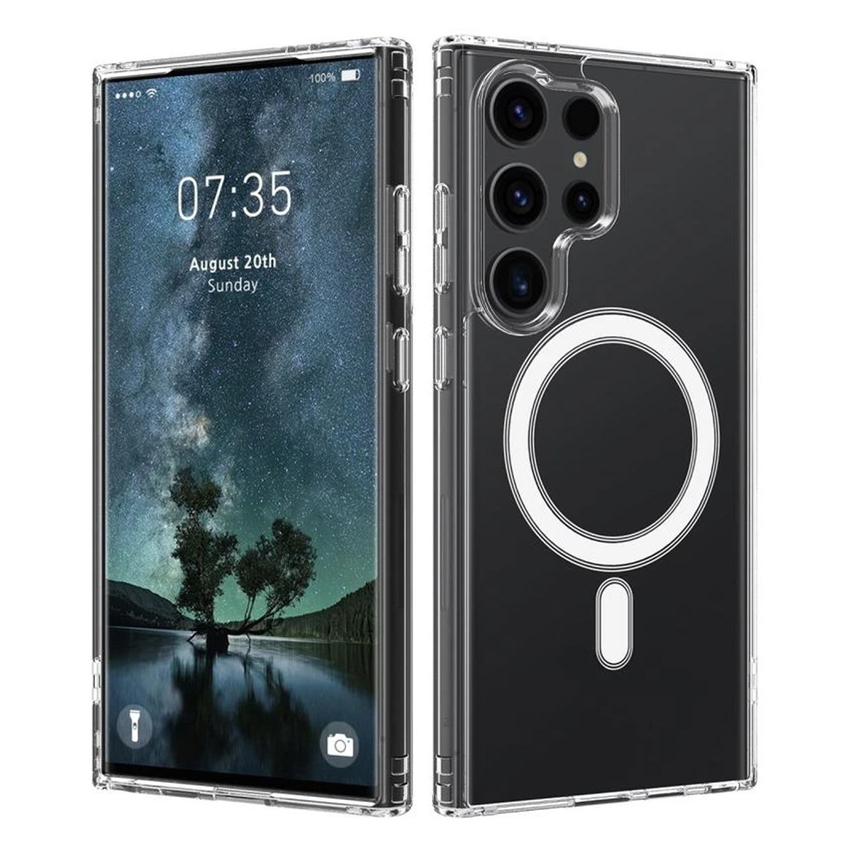 Galaxy S24 Ultra Mobilskal Hybrid med Magsafe