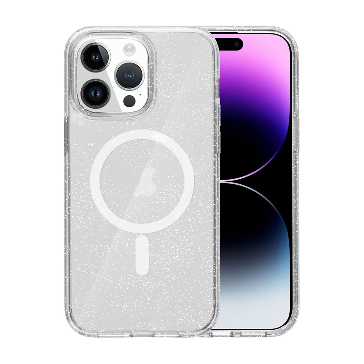 iPhone 15 Pro Max Mobilskal Glitter Magsafe