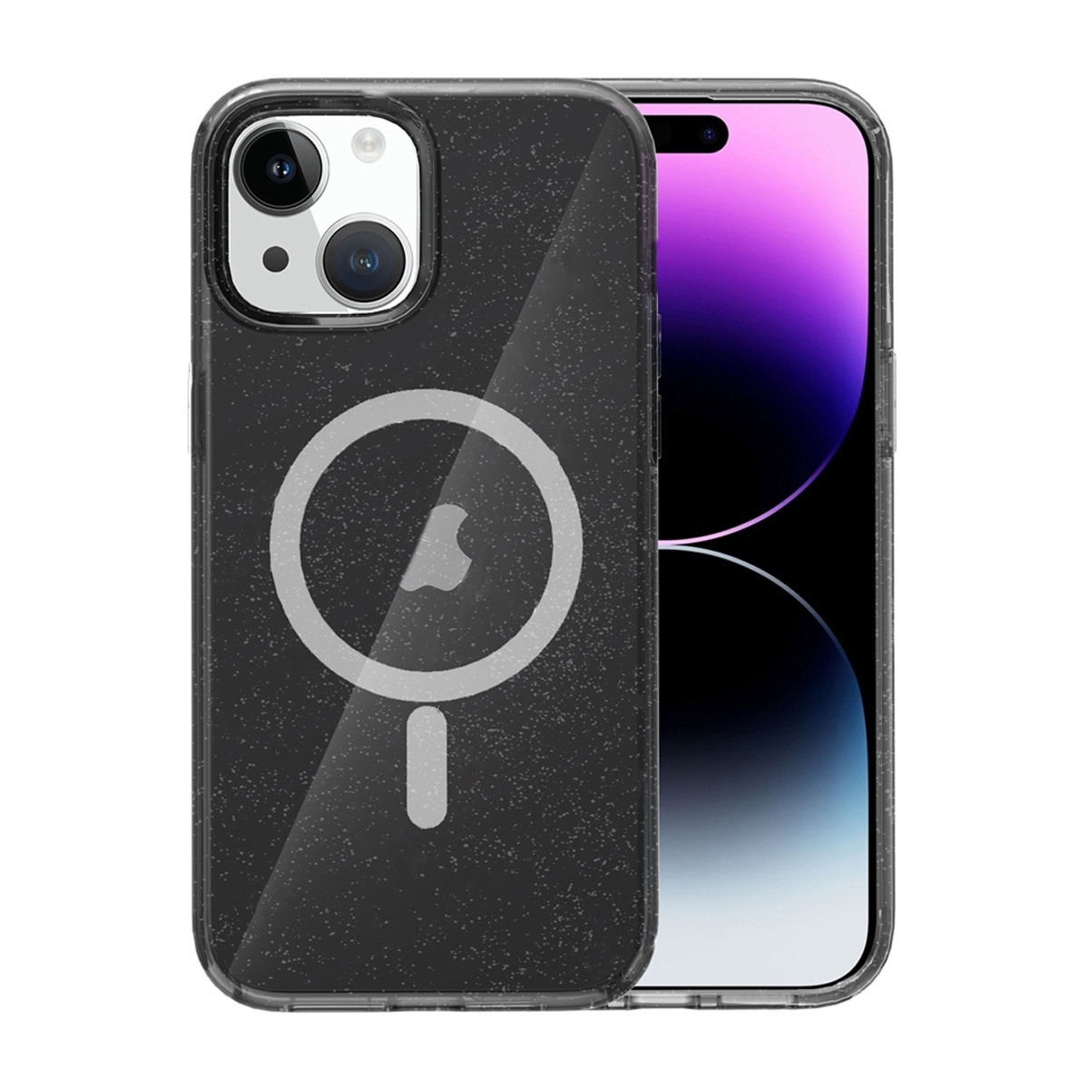 iPhone 15 Mobilskal Glitter Magsafe