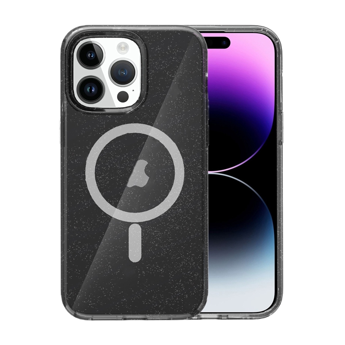 iPhone 15 Pro Mobilskal Glitter Magsafe