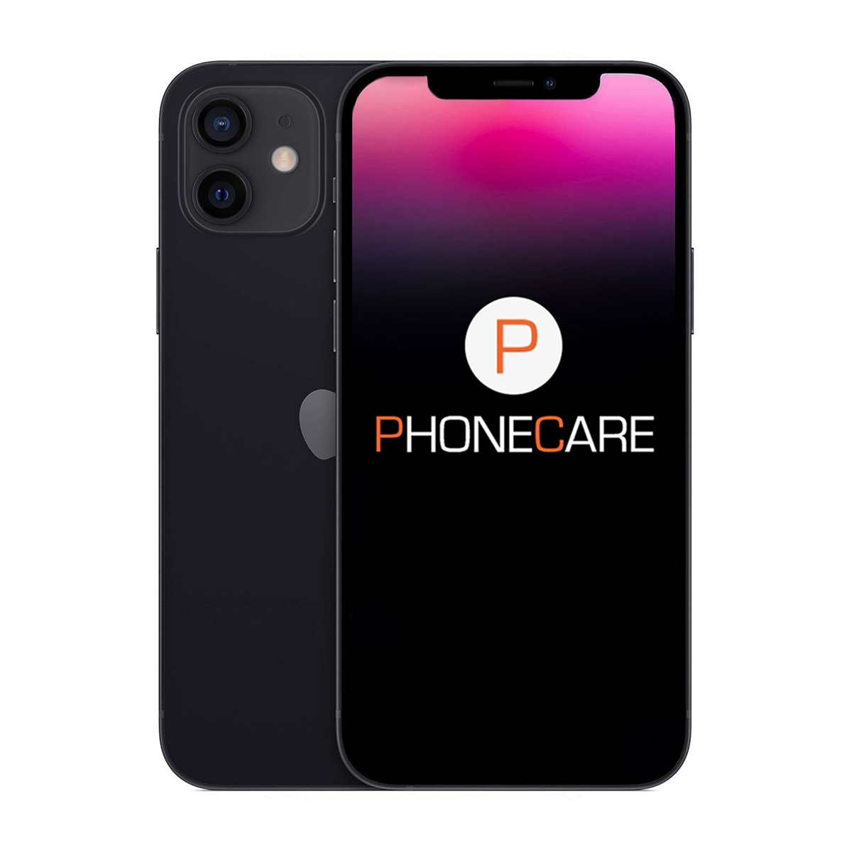 Begagnad iPhone 12 64GB Svart - Använt skick Svart