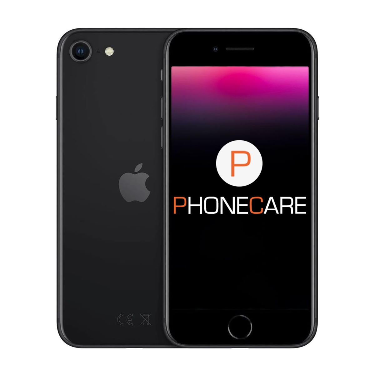 Begagnad iPhone SE 2020 64GB Svart - Använt skick Svart