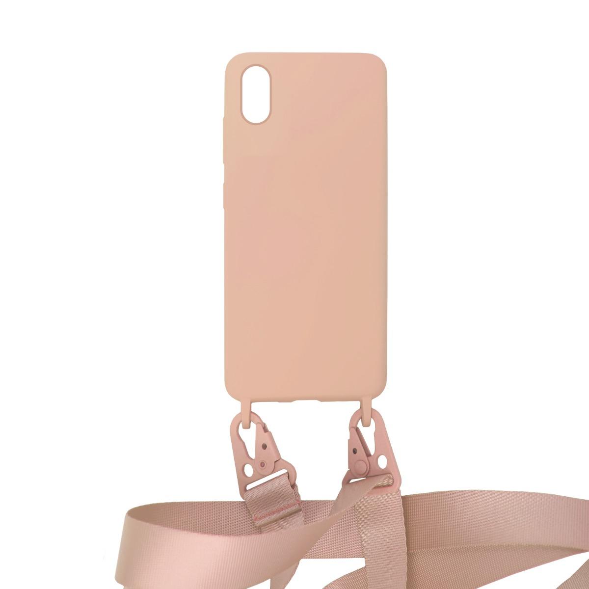 iPhone XS Max Silikonskal med Rem/Halsband