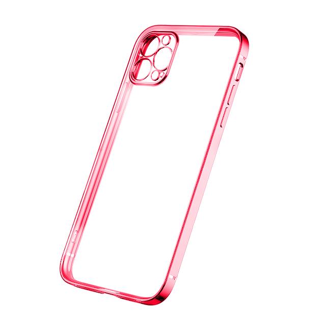 iPhone 12 Pro Mobilskal med Kameraskydd - Röd