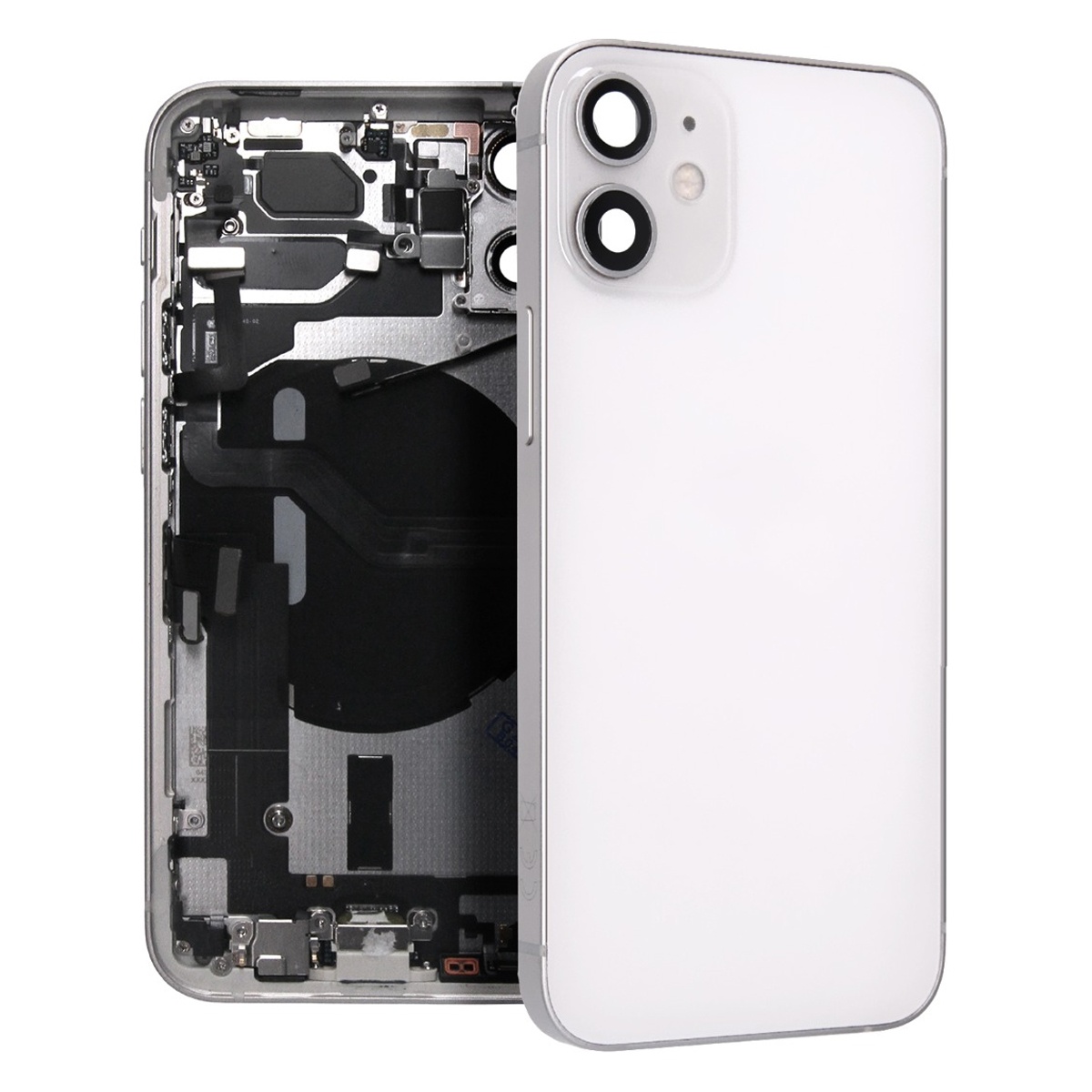 iPhone 12 Mini Baksida med Komplett Ram