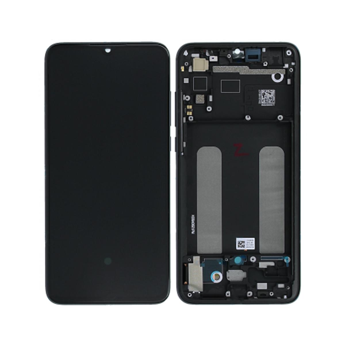 Mi 9 Lite (2019) Skärm/Display + Ram (Service Paket) - Tarnish