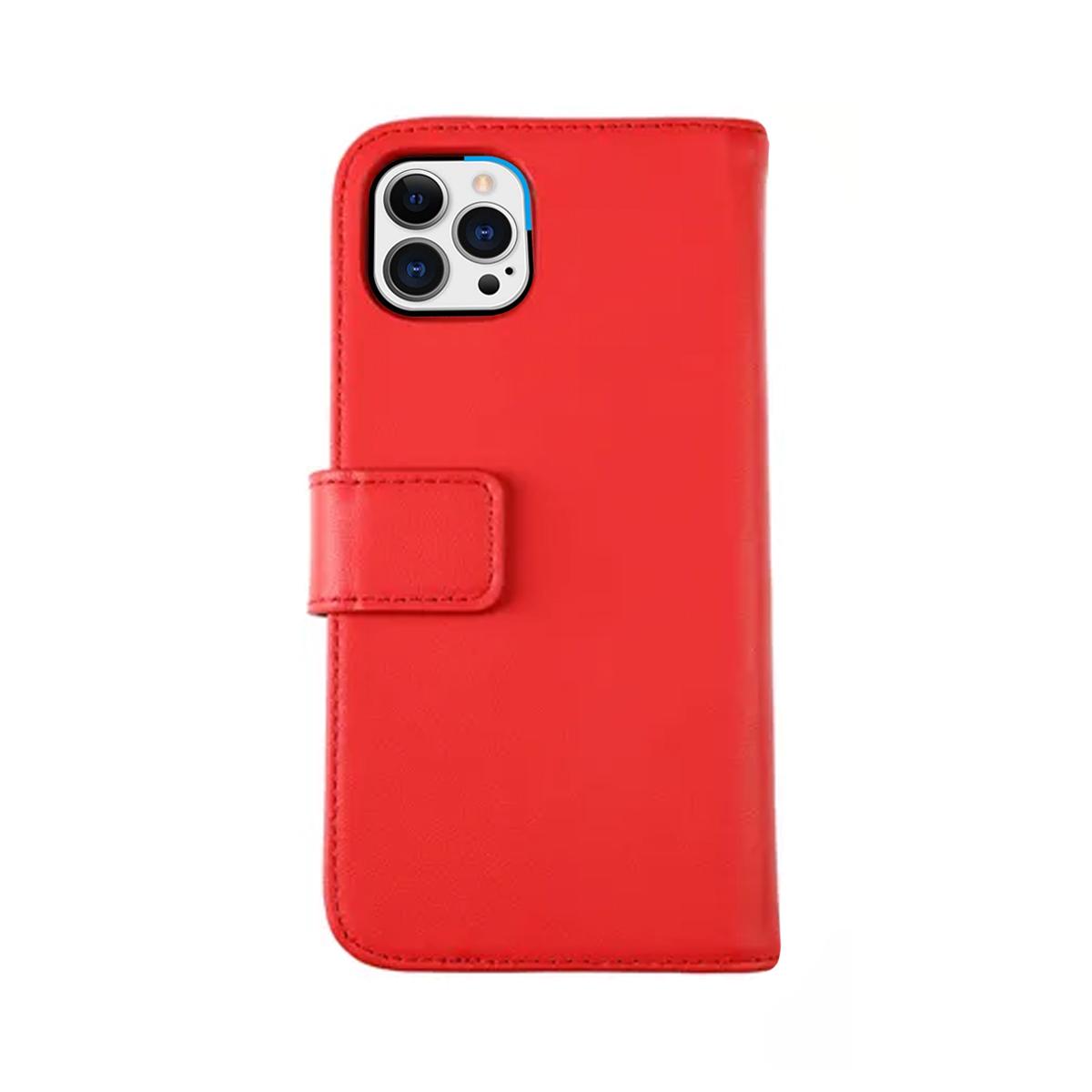 iPhone 13 Pro Plånboksfodral Läder Rvelon