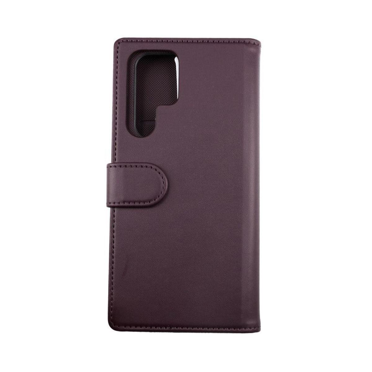 Galaxy S22 Ultra Plånboksfodral Magnet - Mörklila